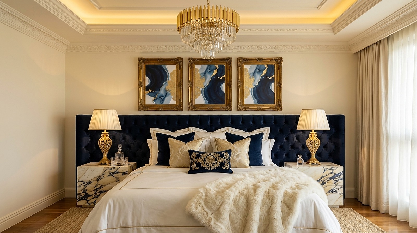Sample one-bedroom corporate suite layout
