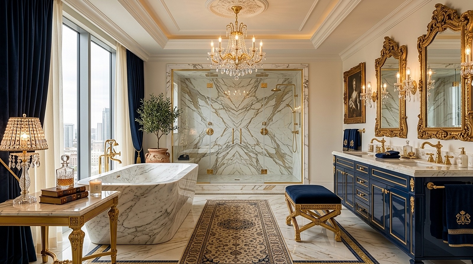 Sample two-bedroom corporate suite layout